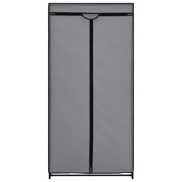 vidaXL Ντουλάπα Γκρι 75x50x160cm 1 τεμ.