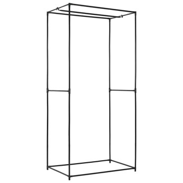 vidaXL Ντουλάπα Γκρι 75x50x160cm 1 τεμ.
