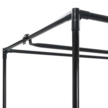 vidaXL Ντουλάπα Γκρι 75x50x160cm 1 τεμ.