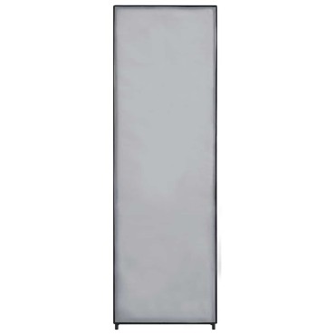 vidaXL Ντουλάπα Γκρι 87x49x159cm Ύφασμα 1 τεμ.