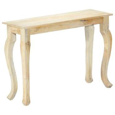 vidaXL Κονσόλα Τραπεζιού 110x35x77cm από Μασίφ Ξύλο Μάνγκο