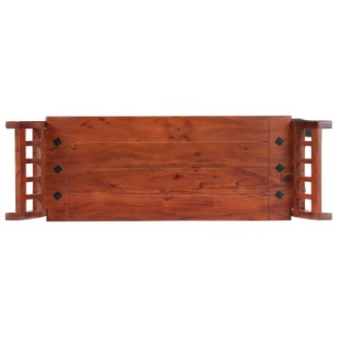 vidaXL Πάγκος από Μασίφ Ξύλο Ακακίας 111x37x60 cm 1 τεμ.