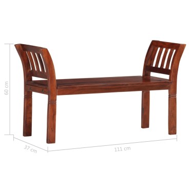 vidaXL Πάγκος από Μασίφ Ξύλο Ακακίας 111x37x60 cm 1 τεμ.