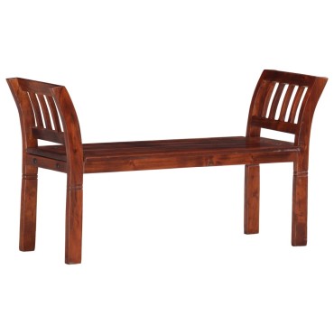 vidaXL Πάγκος από Μασίφ Ξύλο Ακακίας 111x37x60 cm 1 τεμ.