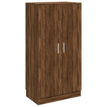 vidaXL Παπουτσοθήκη Καφέ Δρυς 55x35x108cm από Τεχνητό Ξύλο