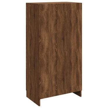 vidaXL Παπουτσοθήκη Καφέ Δρυς 55x35x108cm από Τεχνητό Ξύλο