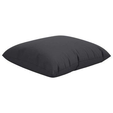 vidaXL Μαξιλάρια Καναπέ 4 τεμ. Μαύρα 60x60cm από Ύφασμα