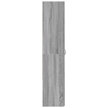 vidaXL Ντουλάπι Αρχειοθέτησης Γκρι Sonoma 60x32x153cm από Τεχνητό Ξύλο 1 τεμ.