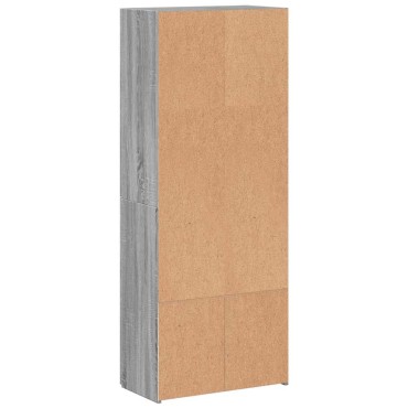 vidaXL Ντουλάπι Αρχειοθέτησης Γκρι Sonoma 60x32x153cm από Τεχνητό Ξύλο 1 τεμ.