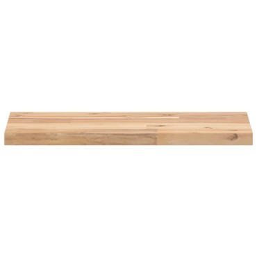 vidaXL Ράφια Πλωτά 3 τεμ. 60x20x2cm από Μασίφ Ξύλο Ακακίας χωρίς Επεξεργασία