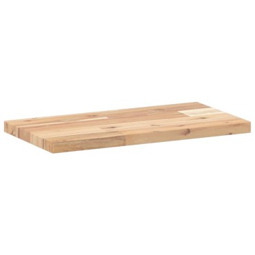 vidaXL Ράφια Πλωτά 3 τεμ. 60x20x2cm από Μασίφ Ξύλο Ακακίας χωρίς Επεξεργασία