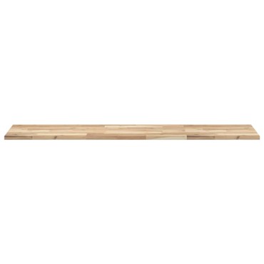 vidaXL Ράφια Πλωτά 4 τεμ. 160x40x2cm από Μασίφ Ξύλο Ακακίας χωρίς Επεξεργασία