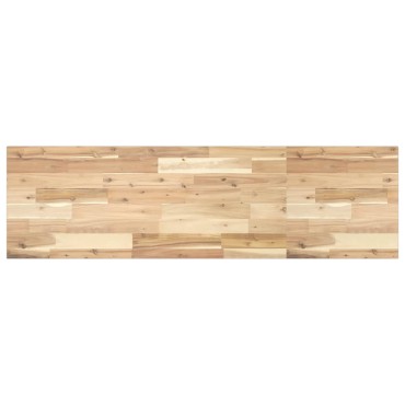 vidaXL Ράφια Πλωτά 4 τεμ. 160x40x2cm από Μασίφ Ξύλο Ακακίας χωρίς Επεξεργασία