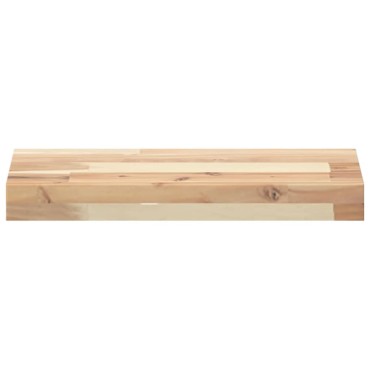 vidaXL Ράφια Πλωτά 3 τεμ. 40x20x4cm από Μασίφ Ξύλο Ακακίας