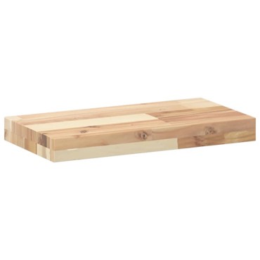 vidaXL Ράφια Πλωτά 3 τεμ. 40x20x4cm από Μασίφ Ξύλο Ακακίας