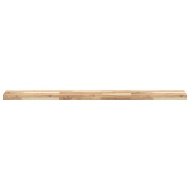 vidaXL Ράφια Πλωτά 2 τεμ. 140x20x4cm από Μασίφ Ξύλο Ακακίας