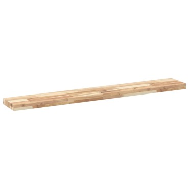vidaXL Ράφια Πλωτά 2 τεμ. 140x20x4cm από Μασίφ Ξύλο Ακακίας