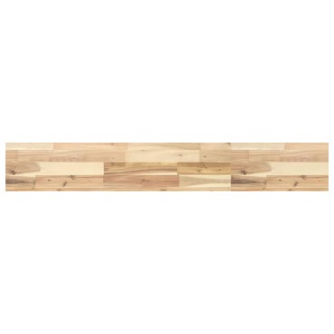 vidaXL Ράφια Πλωτά 2 τεμ. 140x20x4cm από Μασίφ Ξύλο Ακακίας