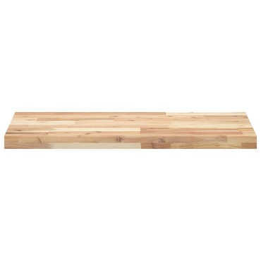 vidaXL Ράφια Πλωτά 3 τεμ. 80x40x4cm από Μασίφ Ξύλο Ακακίας χωρίς Επεξεργασία