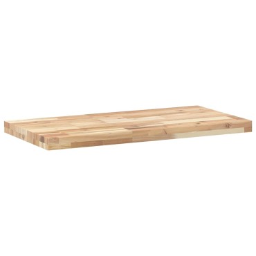 vidaXL Ράφια Πλωτά 3 τεμ. 80x40x4cm από Μασίφ Ξύλο Ακακίας χωρίς Επεξεργασία