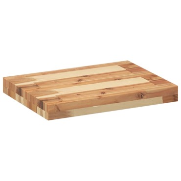 vidaXL Ράφια Πλωτά 2 τεμ. 40x30x4cm από Μασίφ Ξύλο Ακακίας με Φινίρισμα Λαδιού