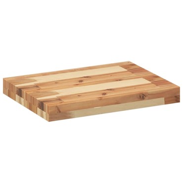 vidaXL Ράφια Πλωτά 2 τεμ. 40x30x4cm από Μασίφ Ξύλο Ακακίας με Φινίρισμα Λαδιού