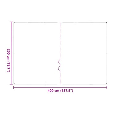 vidaXL Κάλυμμα Φυτού με Οπές 2x4 μ. από Πολυαιθυλένιο