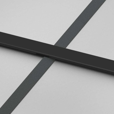 vidaXL Συρόμενη Πόρτα με Σετ Μηχανισμών Μαύρο 102,5 x 205 εκ. από Γυαλί ESG
