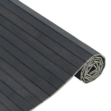 vidaXL Χαλί Ορθογώνιο Γκρι 60x100cm από Μπαμπού