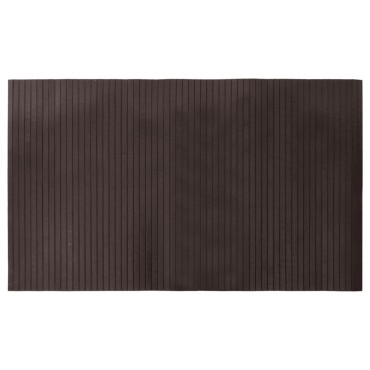 vidaXL Χαλί Ορθογώνιο Σκούρο Καφέ 60x100cm από Μπαμπού