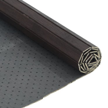 vidaXL Χαλί Ορθογώνιο Σκούρο Καφέ 70x200cm από Μπαμπού