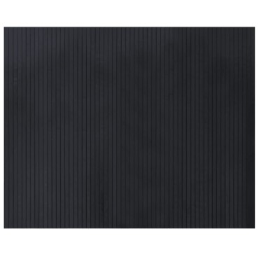 vidaXL Χαλί Ορθογώνιο Μαύρο 80x100cm από Μπαμπού