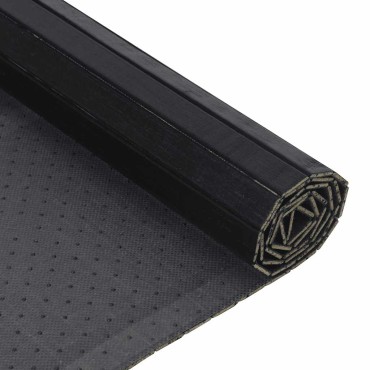 vidaXL Χαλί Ορθογώνιο Μαύρο 100x100cm από Μπαμπού