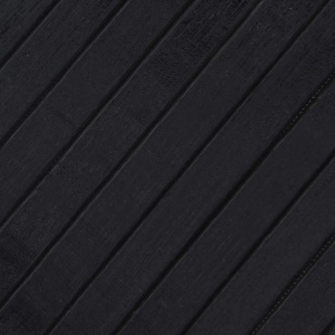 vidaXL Χαλί Ορθογώνιο Μαύρο 100x100cm από Μπαμπού