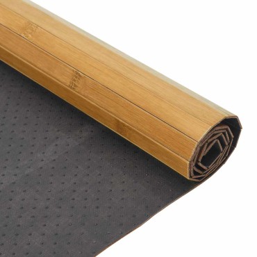 vidaXL Χαλί Ορθογώνιο Φυσικό 100x100cm Μπαμπού