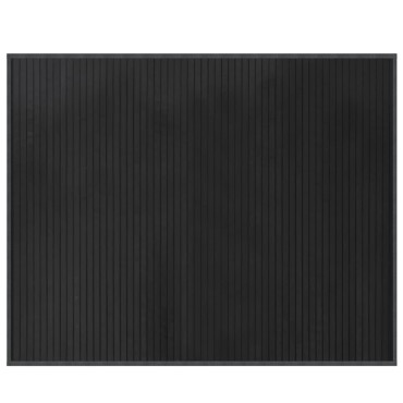 vidaXL Χαλί Ορθογώνιο Γκρι 80x100cm από Μπαμπού