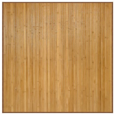 vidaXL Χαλί Τετράγωνο Φυσικό 100x100cm Μπαμπού