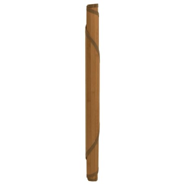vidaXL Χαλί Στρογγυλό Καφέ από Μπαμπού 60x60cm