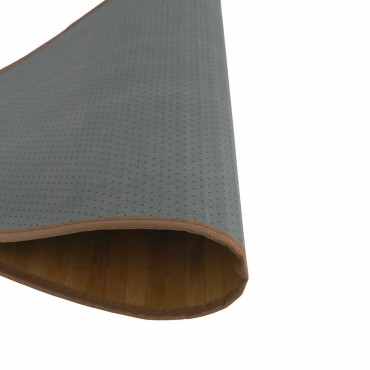 vidaXL Χαλί Στρογγυλό Καφέ από Μπαμπού 60x60cm