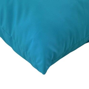 vidaXL Μαξιλάρια Καναπέ 4 τεμ. Μπλε 50x50cm Υφασμάτινα