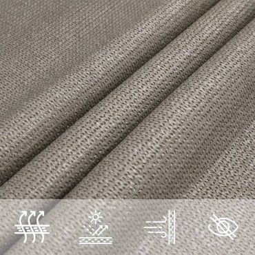 vidaXL Σκίαστρο Τετράγωνο Ανοιχτό Γκρι 160 γρ./μ² 4x4 μ. HDPE
