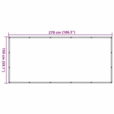 vidaXL Δίχτυ για Τρέιλερ Πράσινο 1,5x2,7 μ. HDPE
