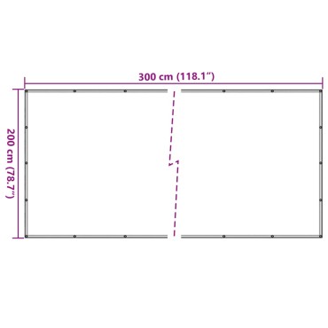 vidaXL Δίχτυ για Τρέιλερ Πράσινο 2x3 μ. HDPE