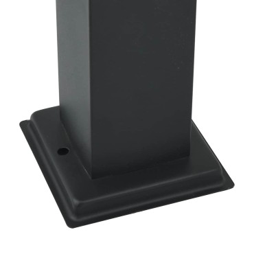 vidaXL Φωτιστικά Κολωνάκια 3 τεμ. Μαύρα 110 εκ. IP44