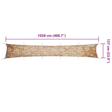 vidaXL Δίχτυ Καμουφλάζ με Τσάντα Αποθήκευσης 1038x137 εκ. Άμμος