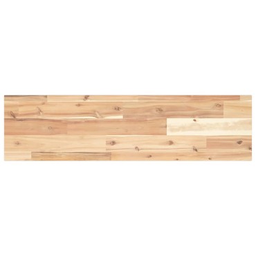 vidaXL Επιφάνεια Τραπεζιού Ορθογώνια 100x20x2cm από Μασίφ Ξύλο Ακακίας 1 τεμ.