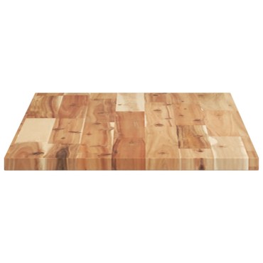 vidaXL Επιφάνεια Τραπεζιού Ορθογώνια 80x40x2cm από Μασίφ Ξύλο Ακακίας 1 τεμ.