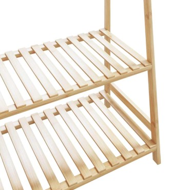 vidaXL Ράφι Ρούχων με Ράφια 110x40x180 εκ. από Μπαμπού