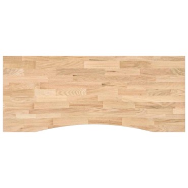 vidaXL Επιφάνεια Γραφείου Ορθογώνια 120x50x2,5cm από Μασίφ Ξύλο Δρυός