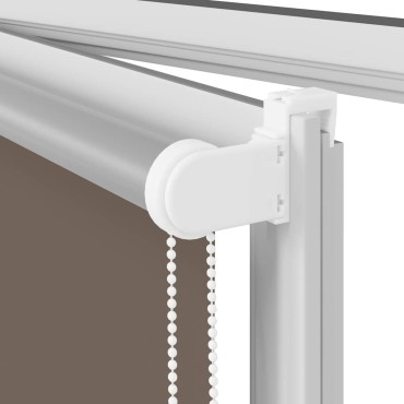 vidaXL Στόρι Συσκότισης Καφέ 135x210 εκ. Πλάτος Υφάσματος 131,6 εκ. Πολυεστέρας